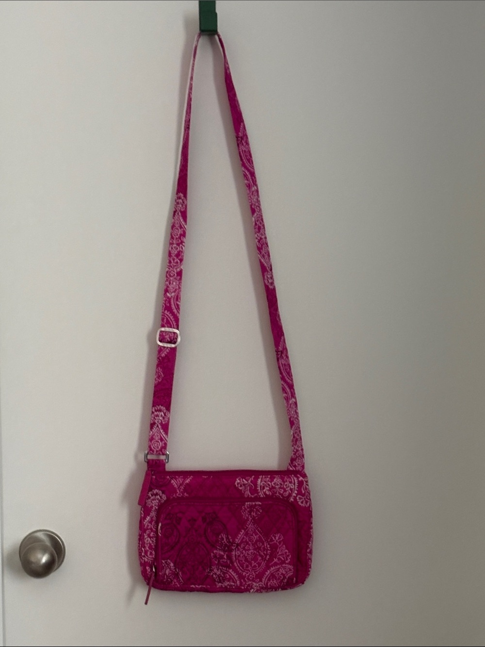 Vera Bradley Pink Paisley Crossbody Bag
